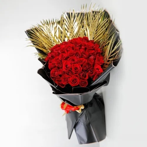 50 Red Roses Bouquet